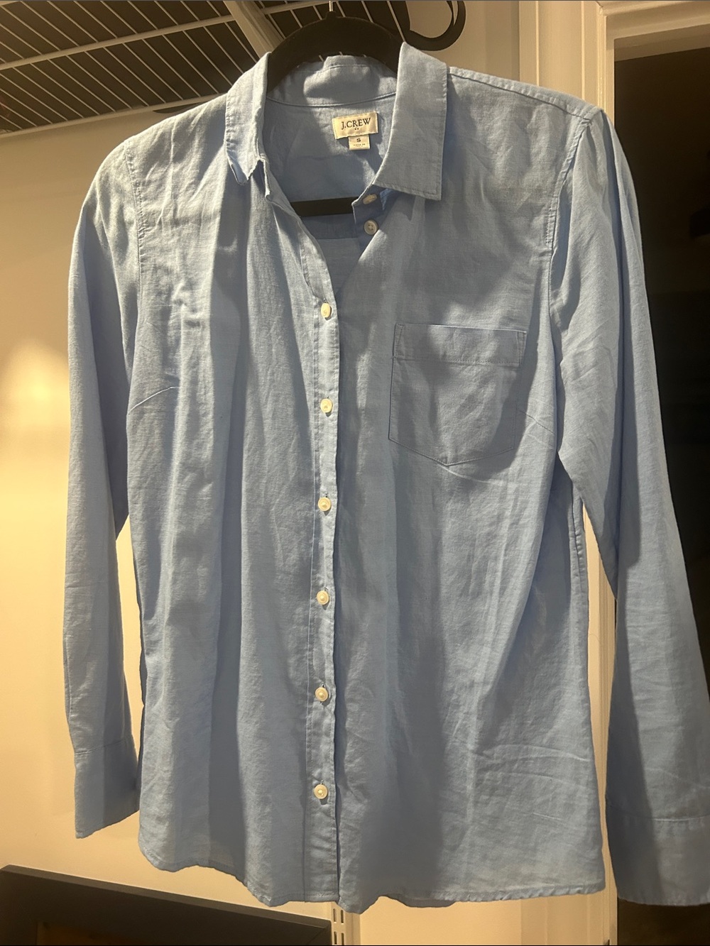 J. Crew Pale Blue Long-Sleeve Button-Down Shirt